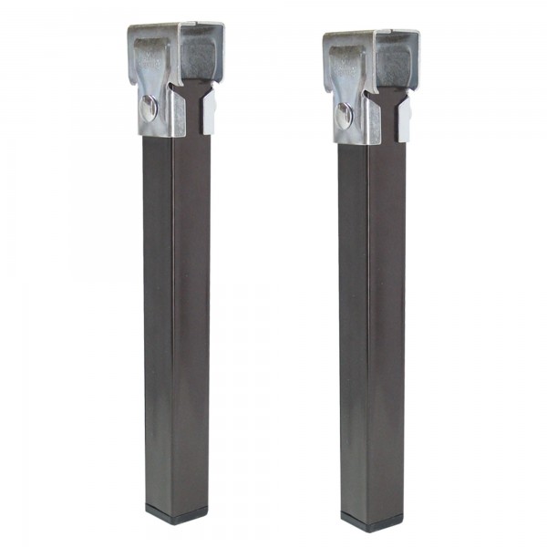 Pata somier 30x30mm. negra a-25 cm. 4u.