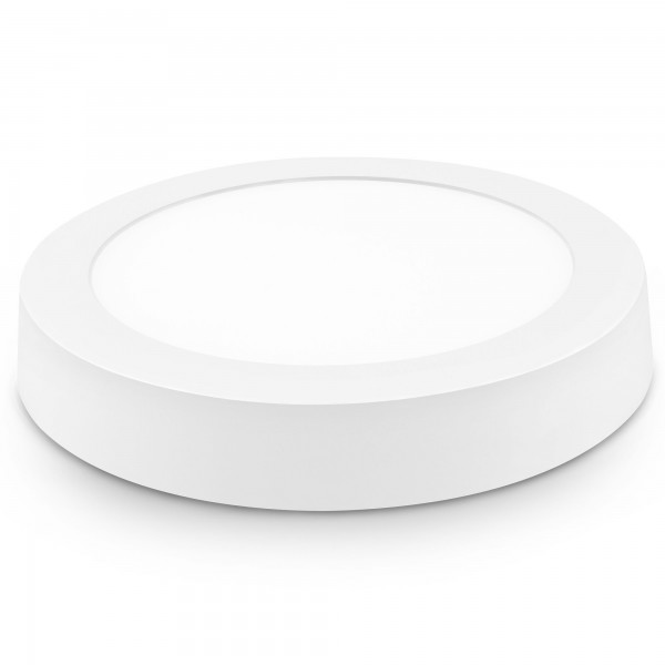 Downlight led superf.redon.blanco 12w.ca