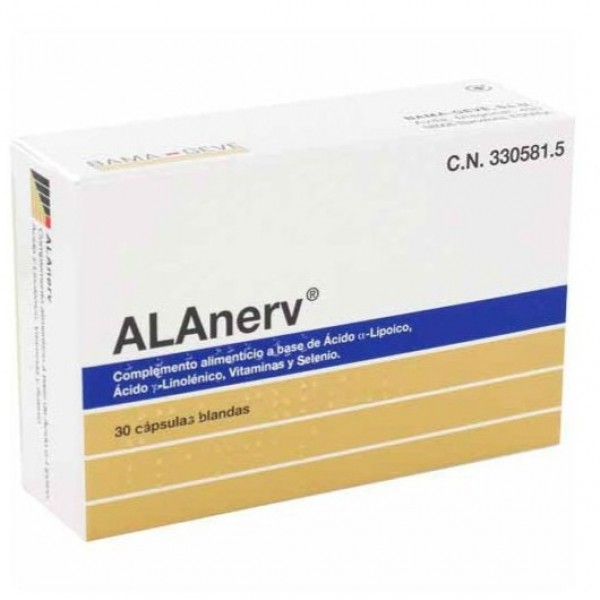 Alfasigma Alanerv 30 Cápsulas Blandas