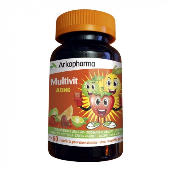Arkopharma Multivit Azinc 60 Caramelos de Goma