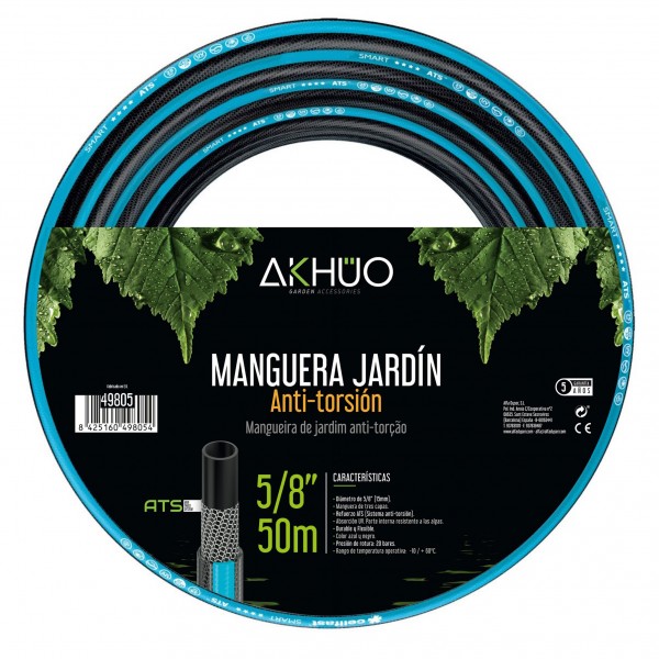 Manguera jardin ats anti-torsion 5/8 50m