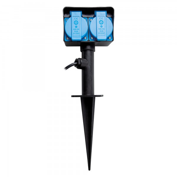 Estaca jardin pincho 2xbase schuko