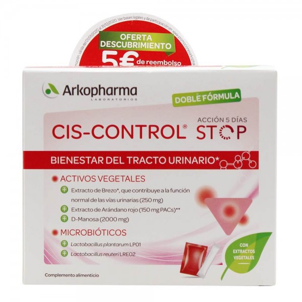 Ciscontrol Stop 10 Sobres + 5 Stick