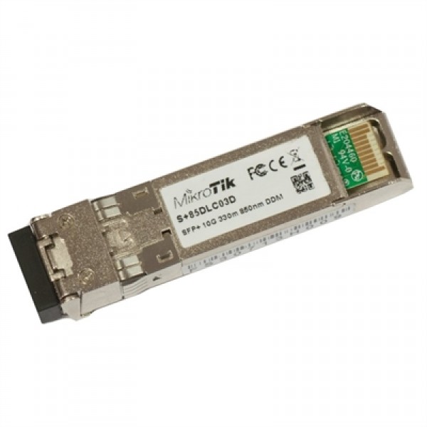 Mikrotik s+85dlc03d modulo sfp+ multi modo 300m
