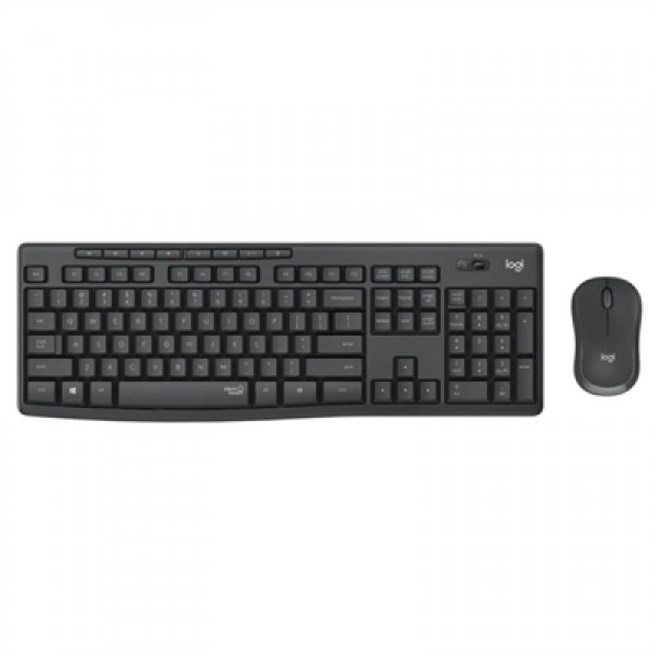 Logitech mk295 teclado y raton inalambrico negro