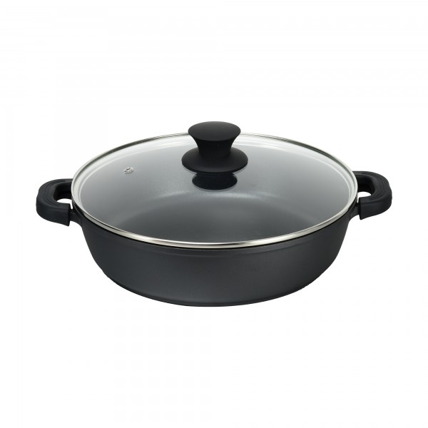 Cacerola al.fund.black baja xylan 28cm