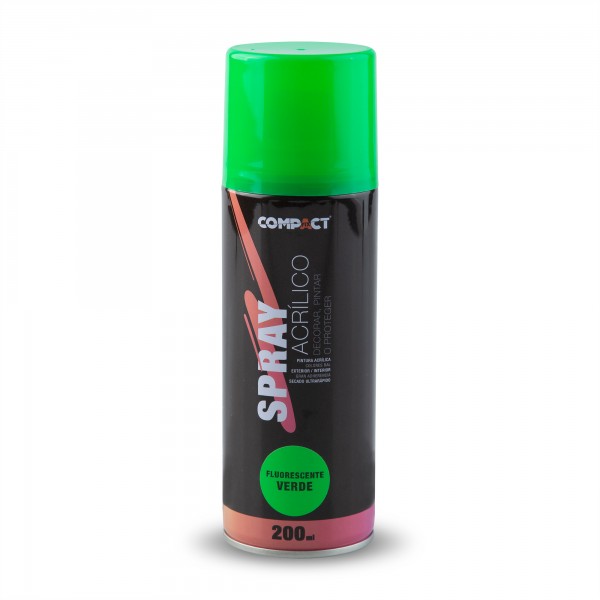 Pintura spray fluoresc.200ml.verde