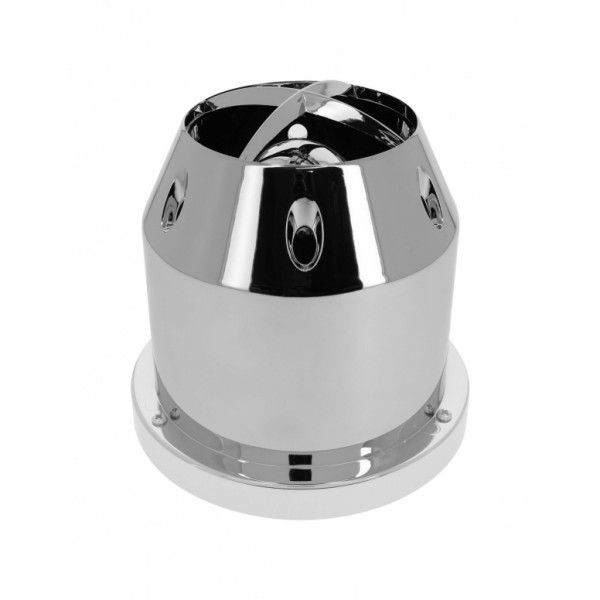 Filtro de Aire Universal para Coche Incluye 4 Adaptadores 60mm 65mm 70mm 77mm Color Cromado