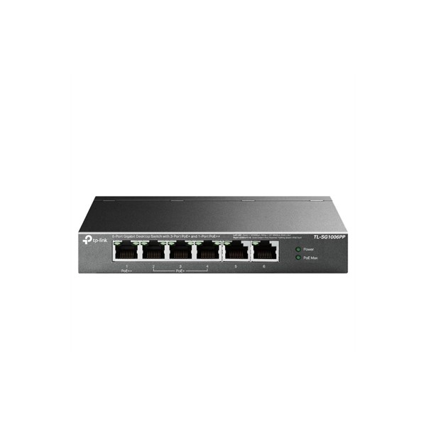 Tp-link tl-sg1006pp switch 6xgb (3xpoe+ 1xpoe++)
