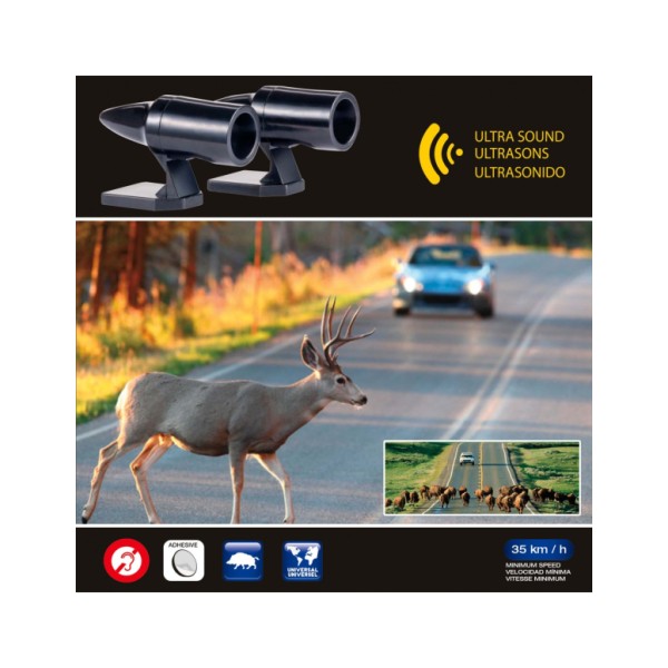Cuatro Avisadores, ahuyentador, Silbato de ultrasonidos de Animales como Ciervos, jabalís