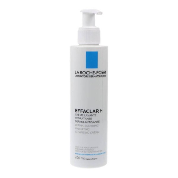 La Roche-Posay Effaclar H Iso-Biome Crema Limpiadora Calmante (Piel Grasa Deshidratada) 200 ml