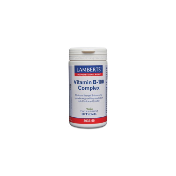Complejo de Vitaminas B100 60 Comps Lamberts