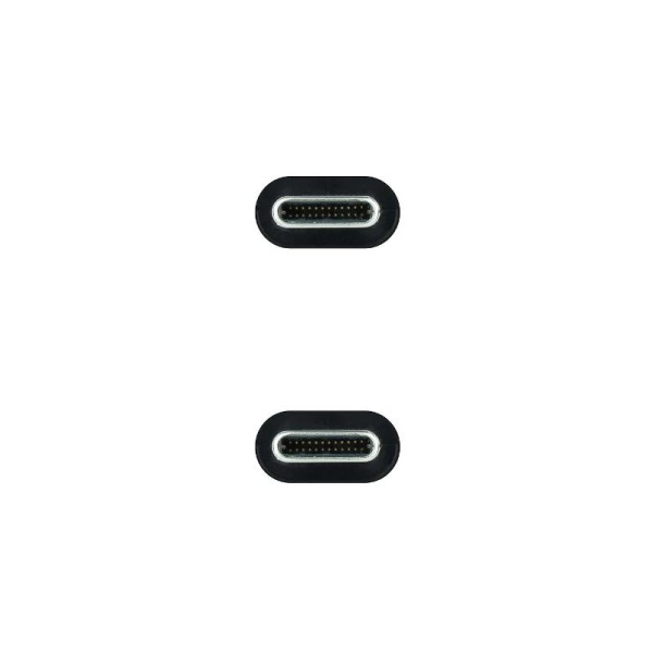 Nanocable cable usb 3.1gen2 5a usb-c/m-usb-c/m 2 m