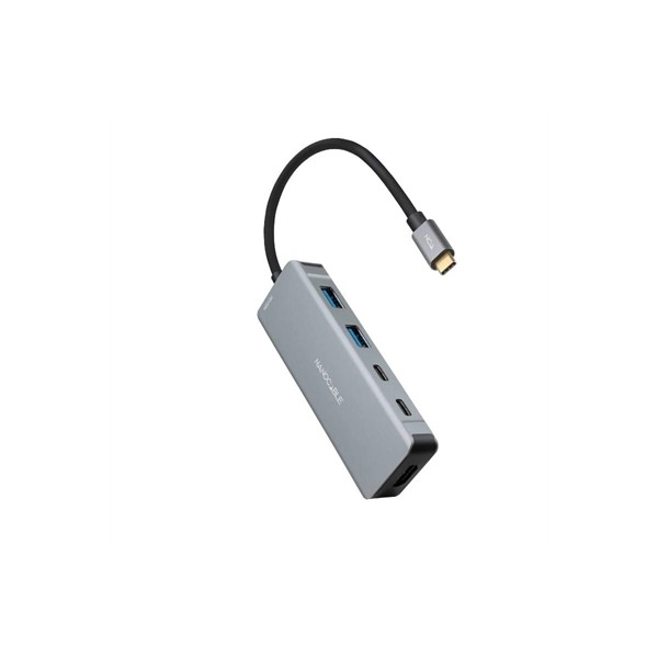 Nanocable hub usb-c 2xusb-a+2xusb-c+hdmi+usb-c pd