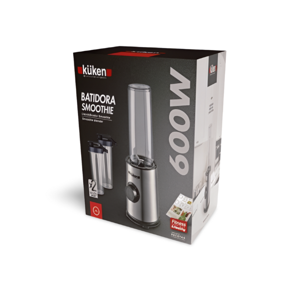 Batidora smoothie kuken 800ml 2vas. 600w