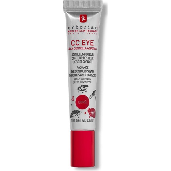 Erborian CC Eye a la Centella Asiática Tono Doré (Dorado) SPF 20 (Contorno Iluminador) 10 ml