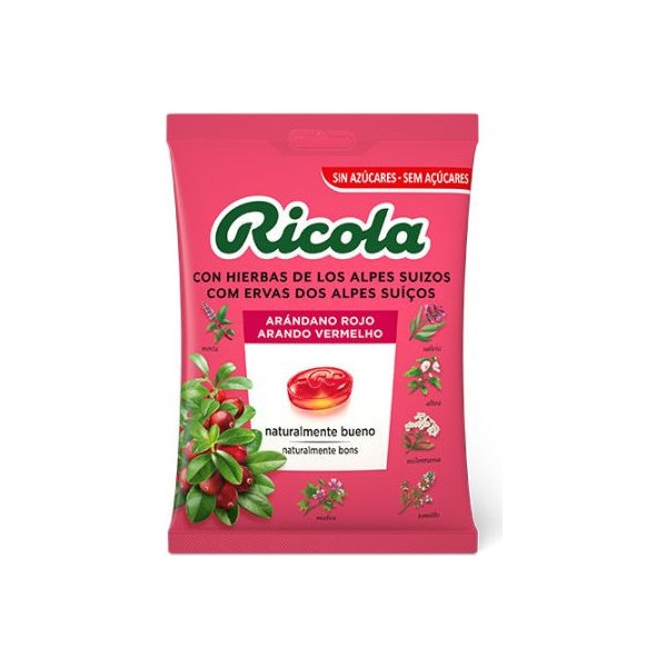 Ricola Caramelos Arandano Rojo Sa 70g