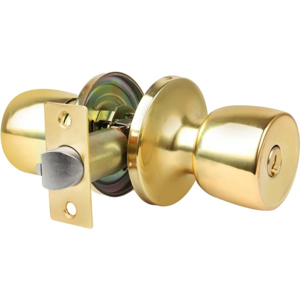 Pomo oficina tubular 65mm.lat.brill.