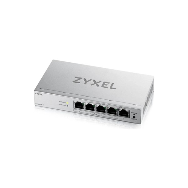 Zyxel gs1200-5hpv3 switch 5xgb (4xpoe+) 68w