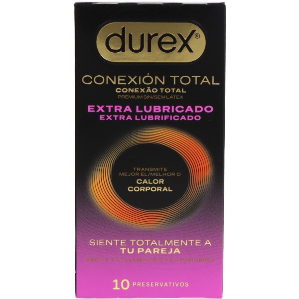 Durex Conexion Total Extra Lubricado 10 Preservativos